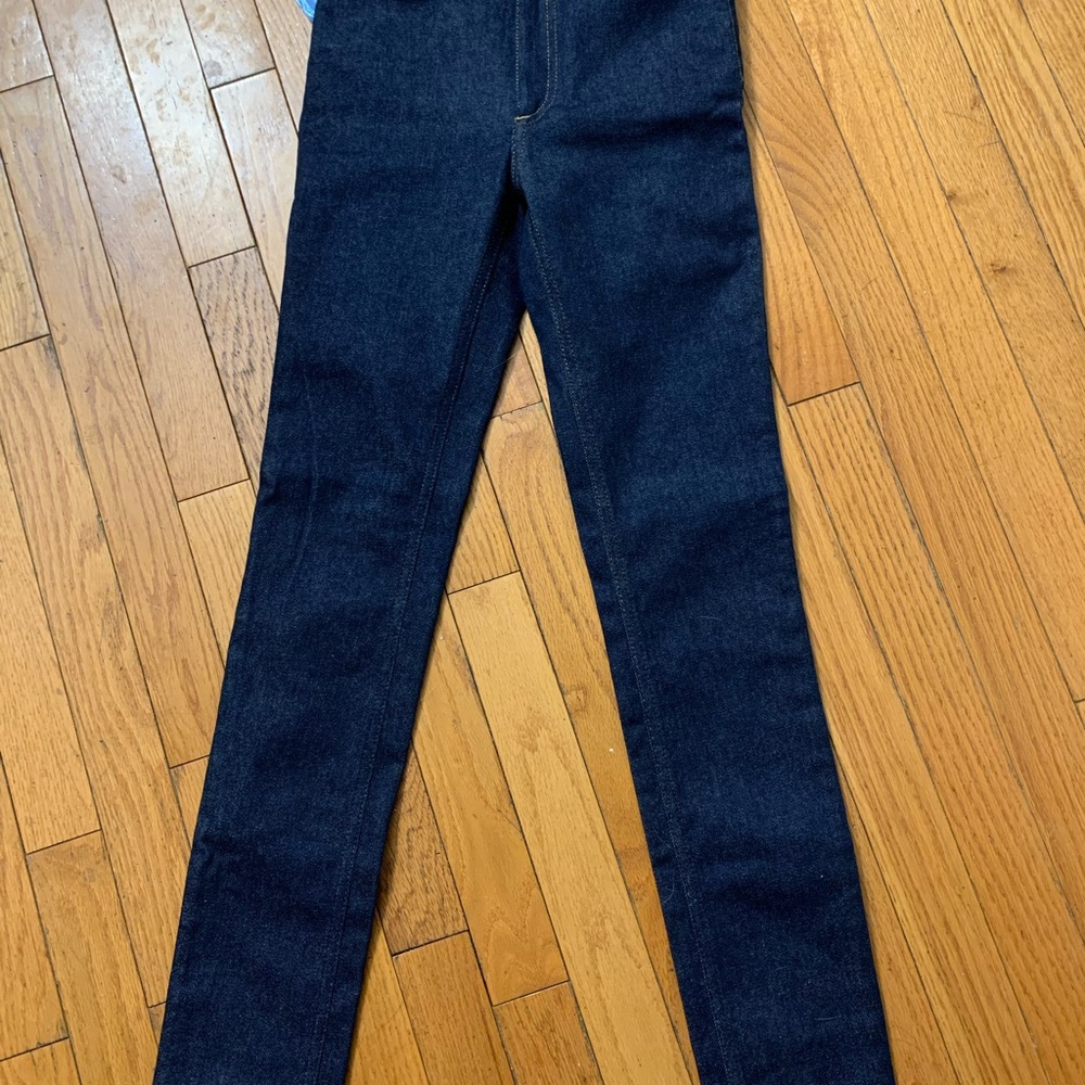 Acne Studios Dark Blue Peg Indigo Skinny Jeggings Jeans for Women